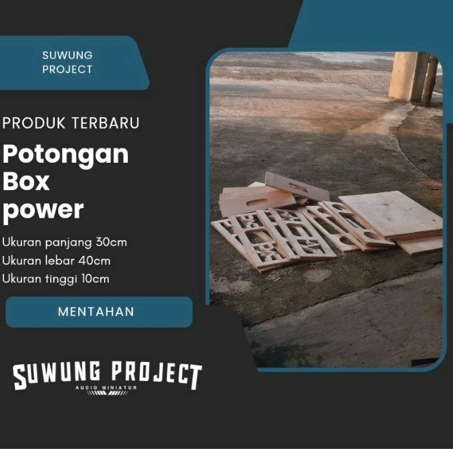 Panel  Power Miniatur Triplek