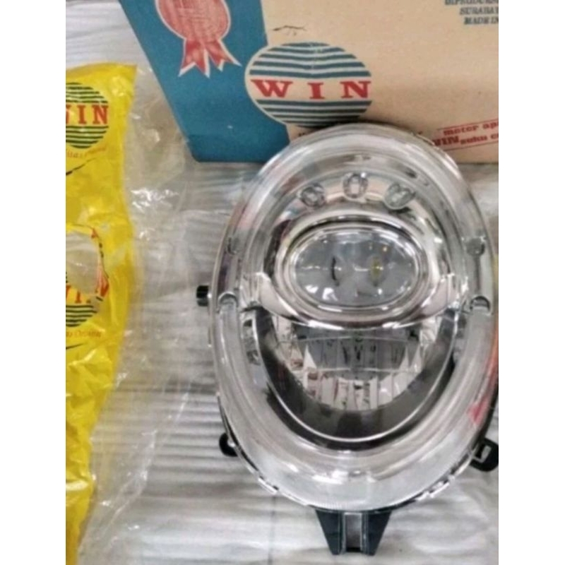 Reflektor lampu depan Scoopy fi LED 2017 2018 2019