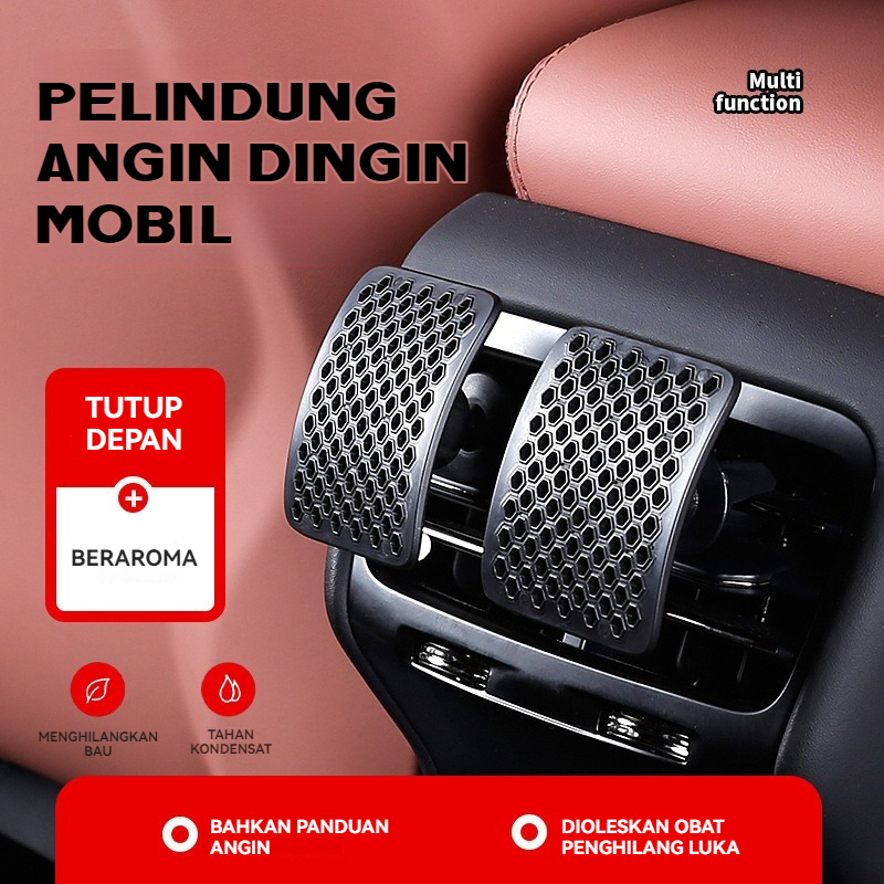 Ventilasi Udara AC Mobil Aksesoris Windshield Anti A/C Penutup Ventilasi Penutup Ventilasi Air Vent