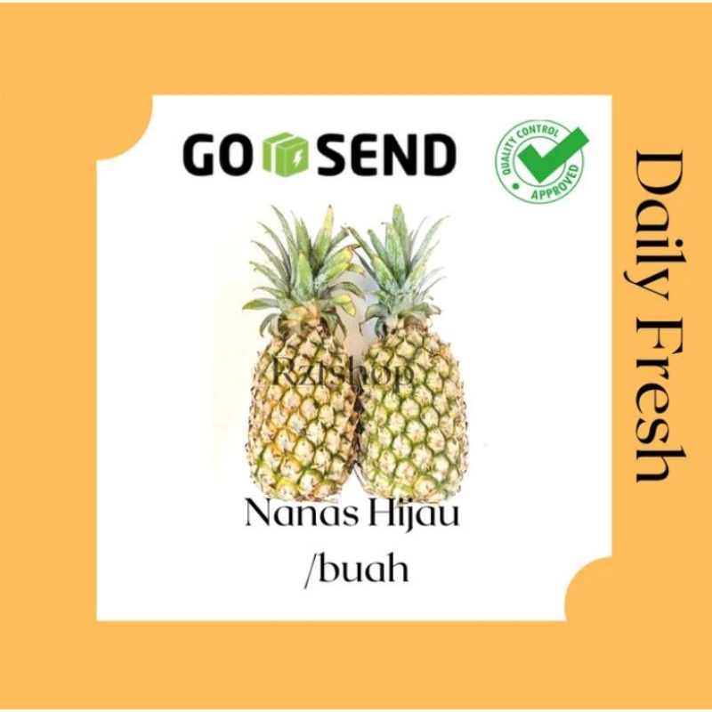 

Buah Segar Nanas Hijau