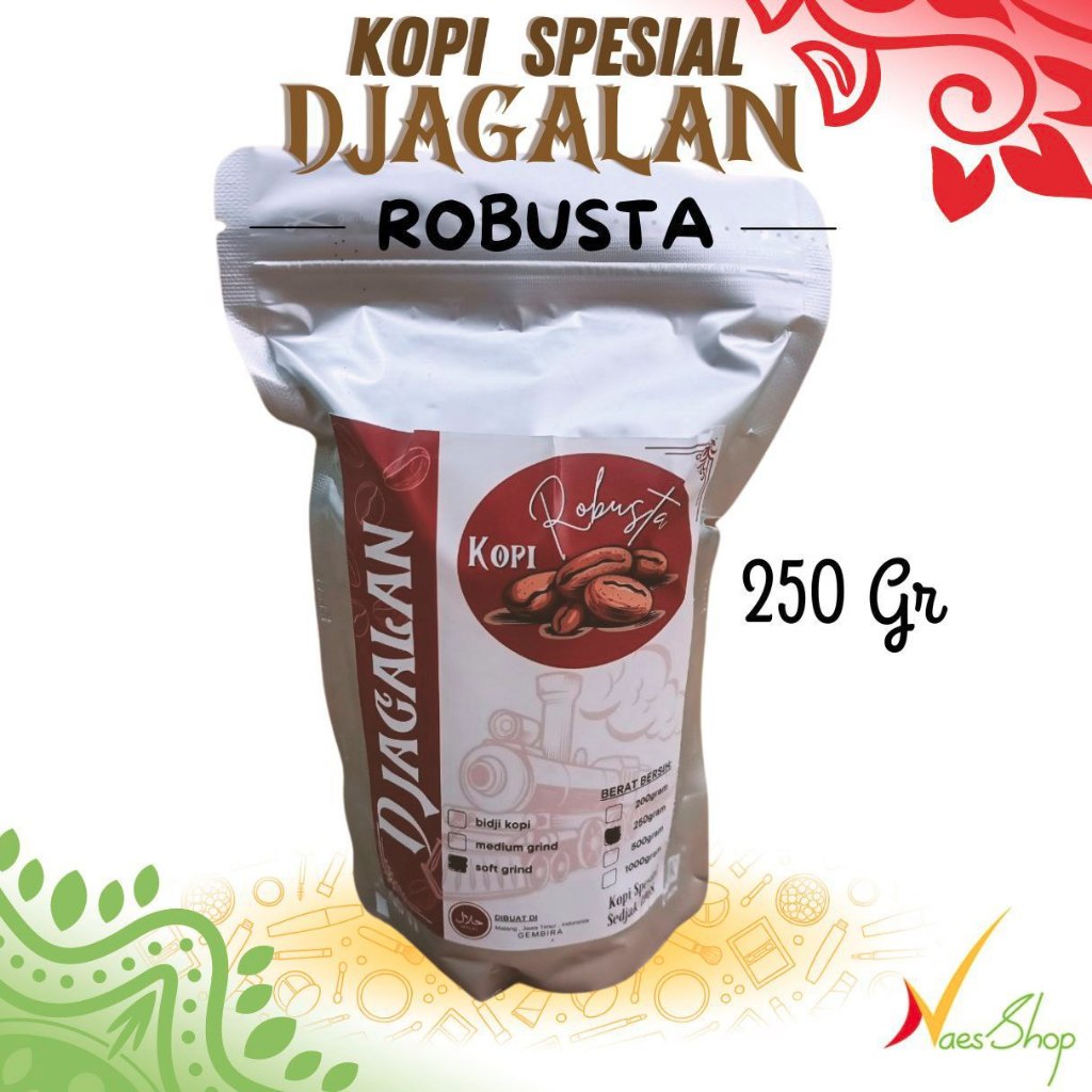 

Kopi Djagalan Malang 1968 / Robusta Coffee / 250gr