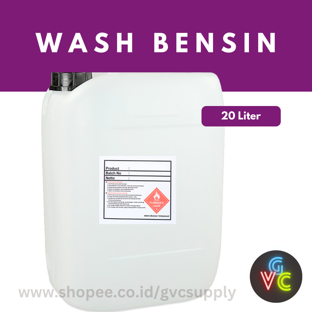 Wash Bensin / Wash Benzene 20 Liter - GVCSupply