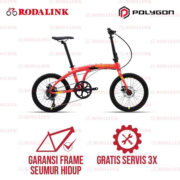 Polygon Sepeda Lipat Urbano 3 - Folding Bike