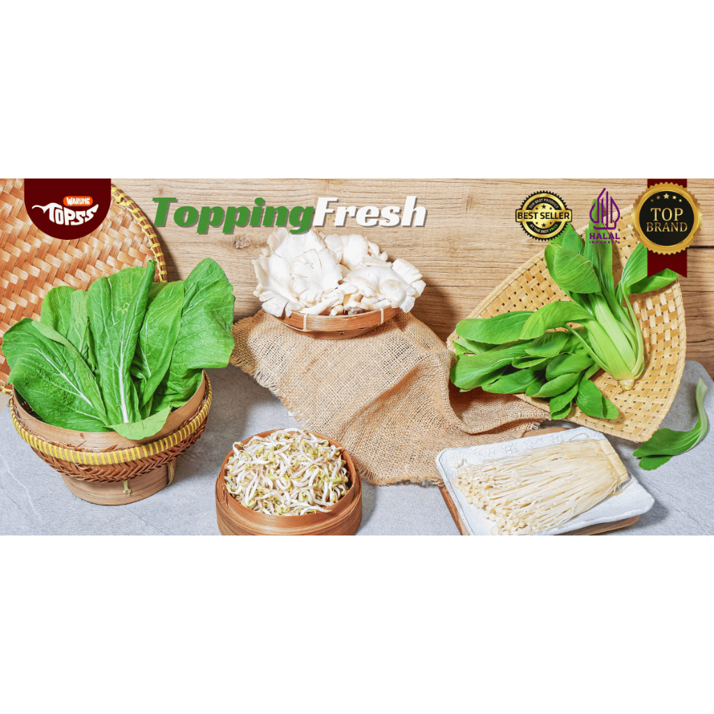 

Topping Fresh Warung topss RTE Ready to Eat Komplit Viral Rempah Authentic Asli Makassar