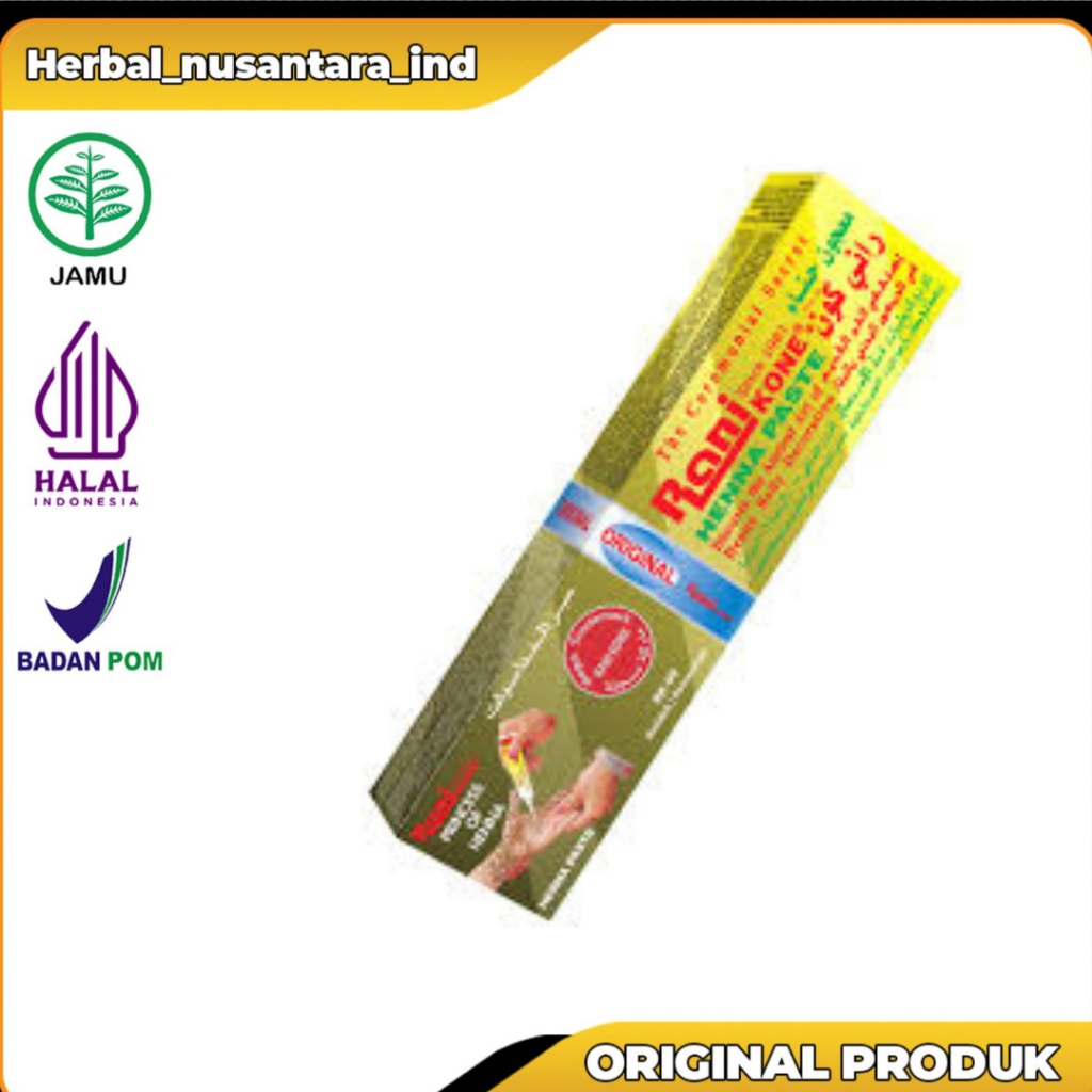 RANI HENNA RK-99 REDDISH 30GR (YELLOW BOX) - PT. GAUTAMA INDAH PERKASA