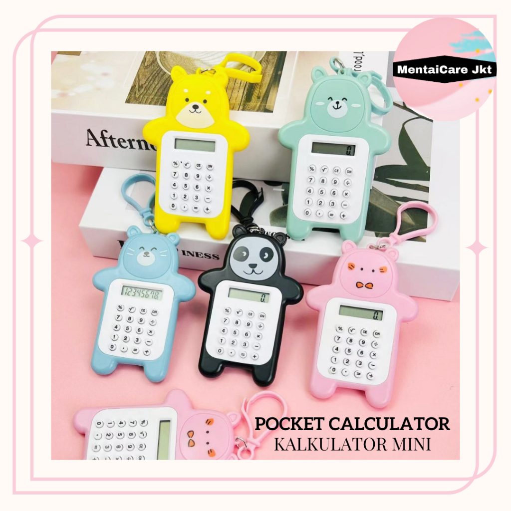 

Mini Calculator 8 Digit Karakter Lucu Kalkulator Anak Sekolah kalkulator Mini Alat Hitung Perlengkapan Sekolah