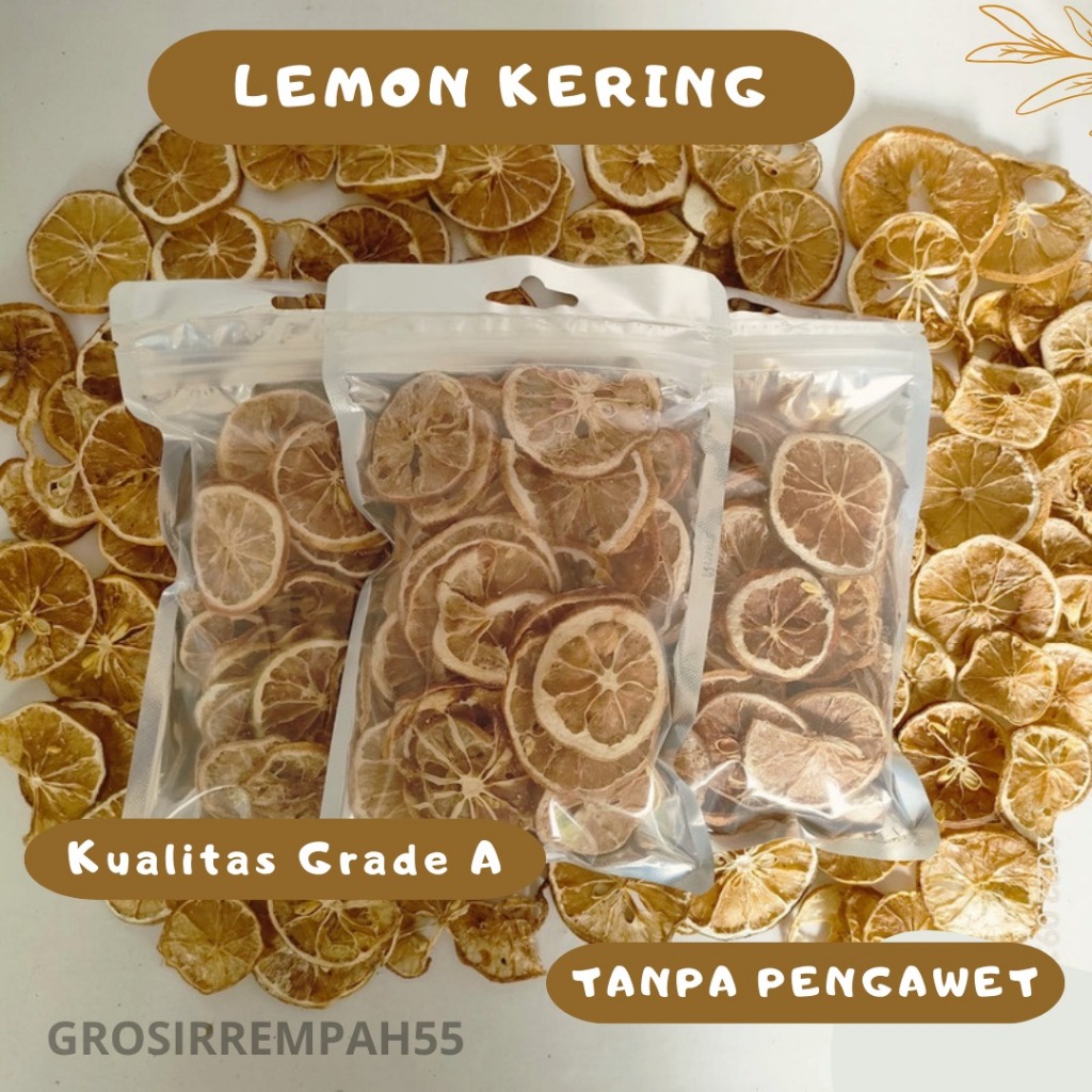 

Jeruk Lemon Kering Oven | Dried Lemon Slice Oven