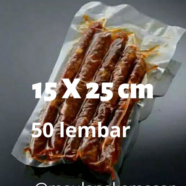 

Harga Diskon Plastik vakum vacuum bag 15x25 cm 5 lembar termurah berkualitas 8 micron