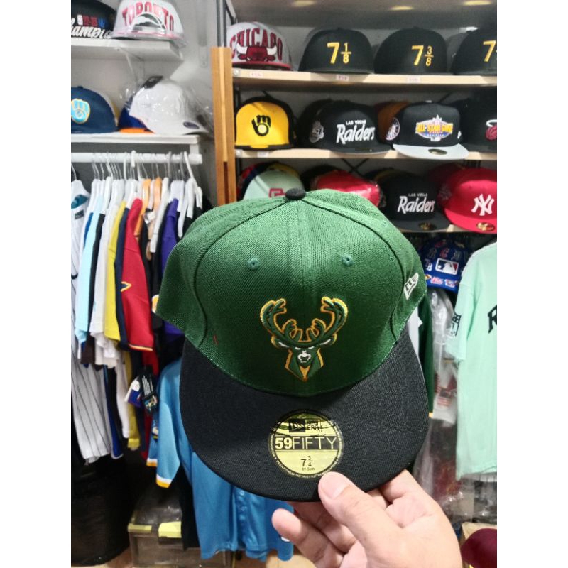 Cap Snapback Fitted NBA Milwaukee Bucks