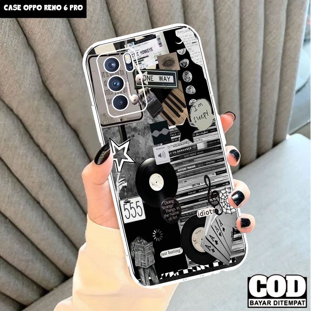 Case OPPO RENO 6 PRO - Casing OPPO RENO 6 PRO Motif ( AEST) - Softcase Premium Fourside - Bening Tra