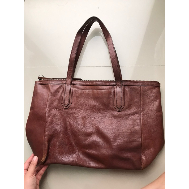 PRELOVED Fossil Tote Bag