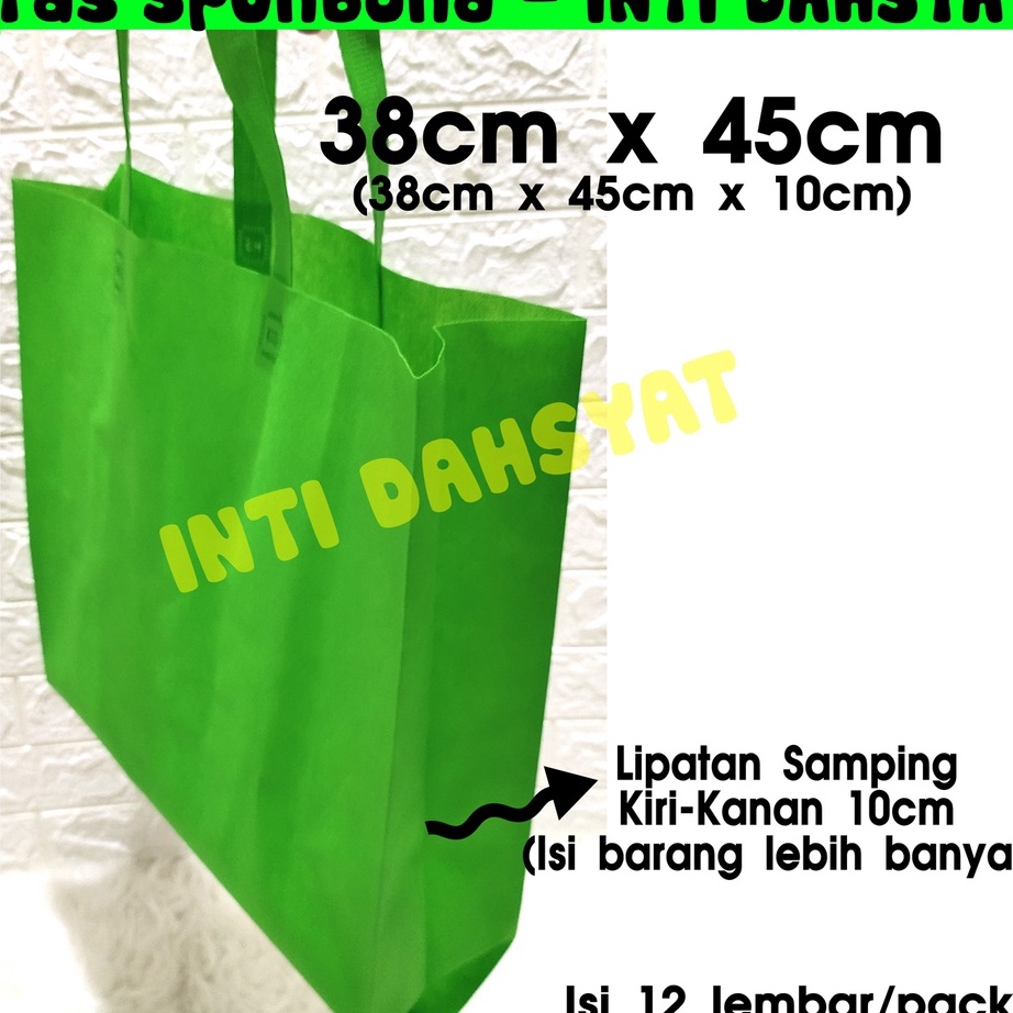 

Diskon Sale Tas Spunbond Goodie Bag Non Wooven Handle Lipat Samping 38x451 isi 12lembarLusin Tas Sembako Besar PALING MURAH