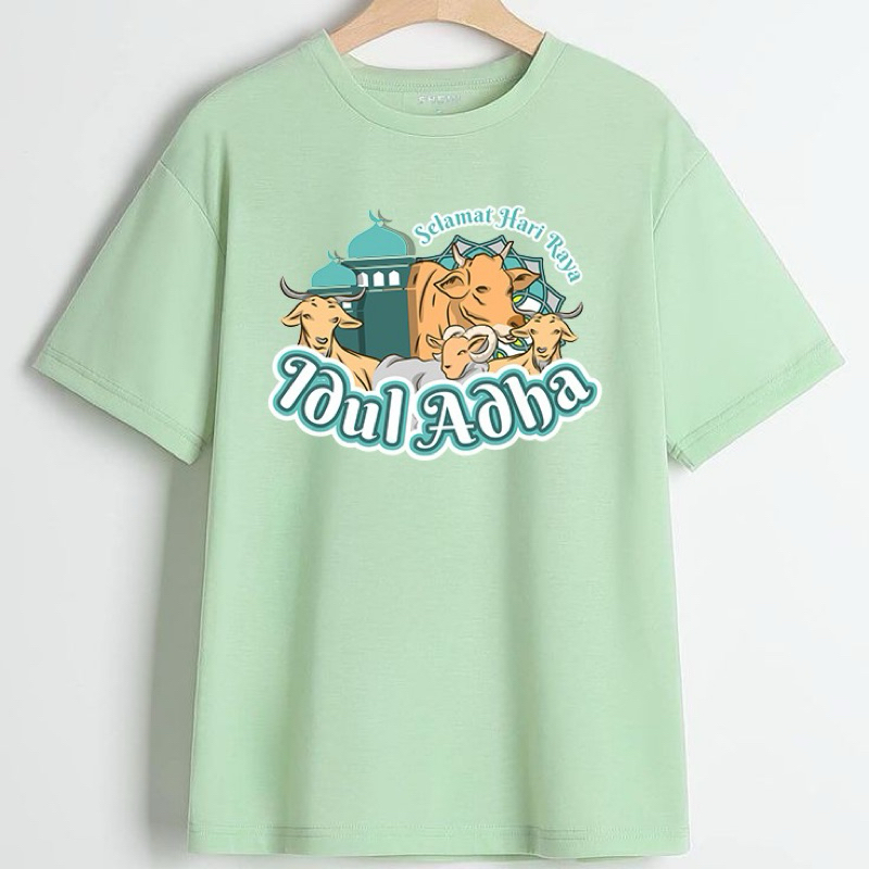 kaos cewek cowok couple keluarga hari raya idul adha
