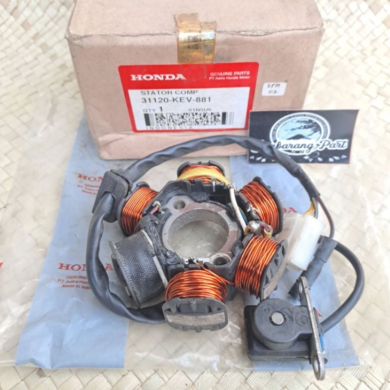 STATOR COMP SPUL HONDA SUPRA SUPRA100 SUPRAX X 100 ORI ORIGINAL AHM