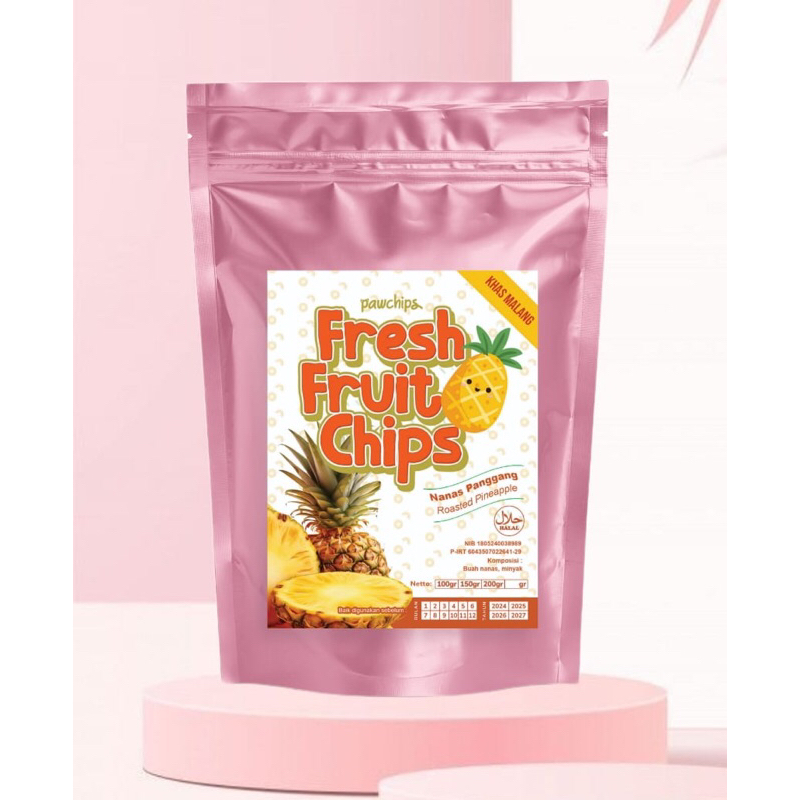 

NEW High Quality Pawchips Buah Nanas Panggang Khas Malang