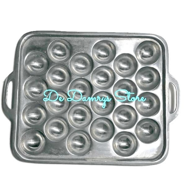 Cetakan Takoyaki, Cilor , Telur 24 lubang (diameter lubang 3.5cm)