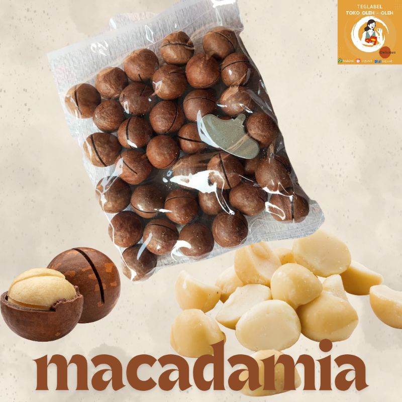 

Kacang Macadamia 250 gram Roasted Panggang Nut Premium Cemilan Makanan Sehat