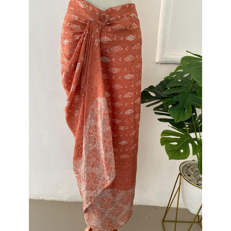 ROK SERUT ROK | BATIK VISCOS | pAKAI KANCING MODERN