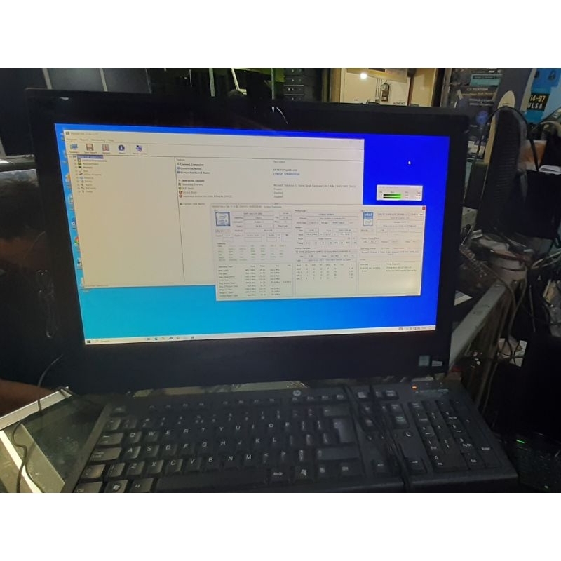 All in One pc core i3 22in ssd siap pakai normal termurah