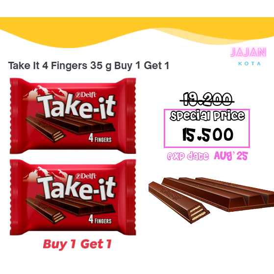 

DELFI TAKE IT 4 Fingers 35 g Buy 1 Get 1