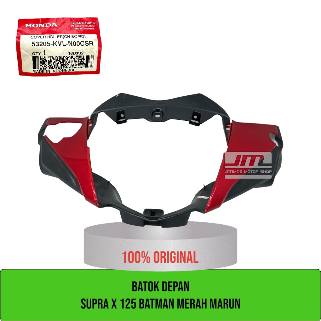 Batok depan supra x 125 batman merah marun 53205-KVL-N00CSR