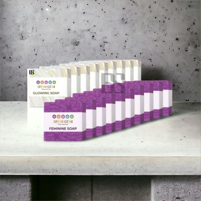 PAKET HEMAT Seom Gum Glowing Soap/ Feminine Soap 25 Pcs 10 Pcs