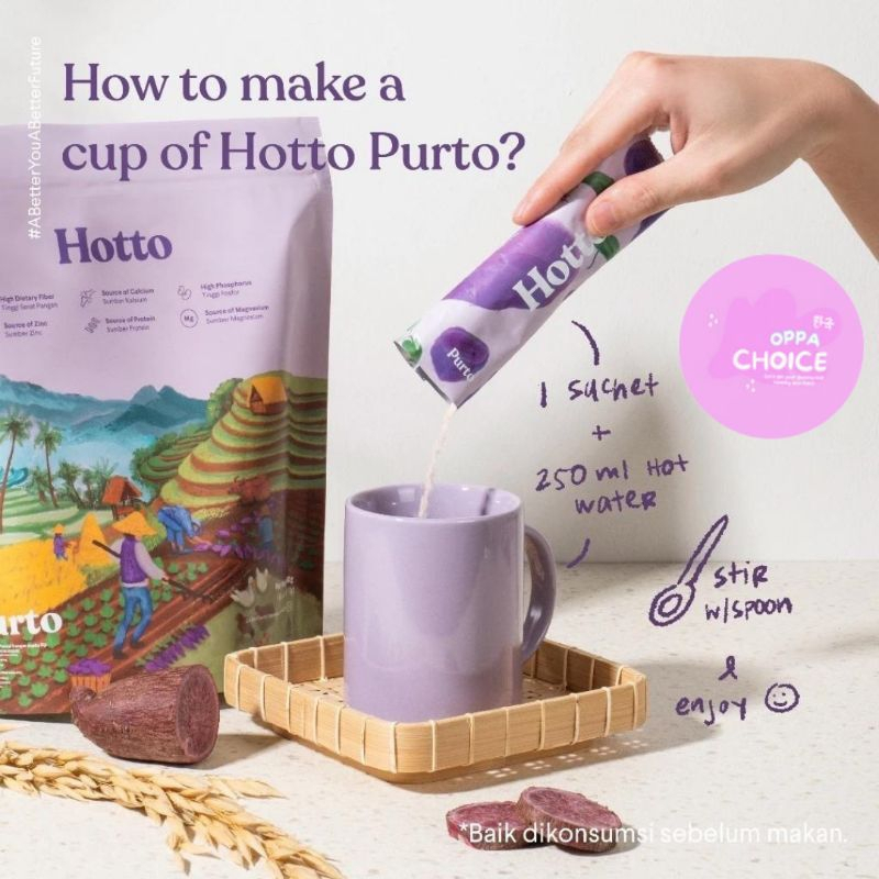 

Hotto Purto Multigrain with Purple Potato [7 SACHET] @30g