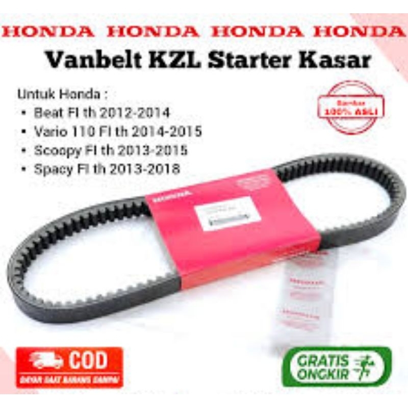 Original Honda VANBELT BEAT FI , SPACY FI , VARIO FI , Scoopy FI Vanbelt assy Beat KZL