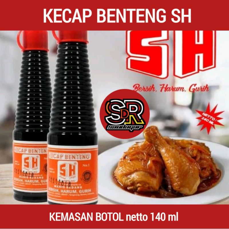 

Kecap SH botol 140ml HALAL / Kecap Benteng Tangerang