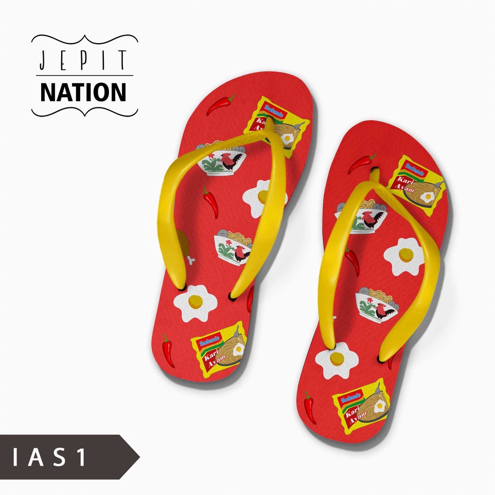 Super Baru  BALITA Sandal sendal jepit anak pria perempuan laki wanita lagi viral indomie collaborat