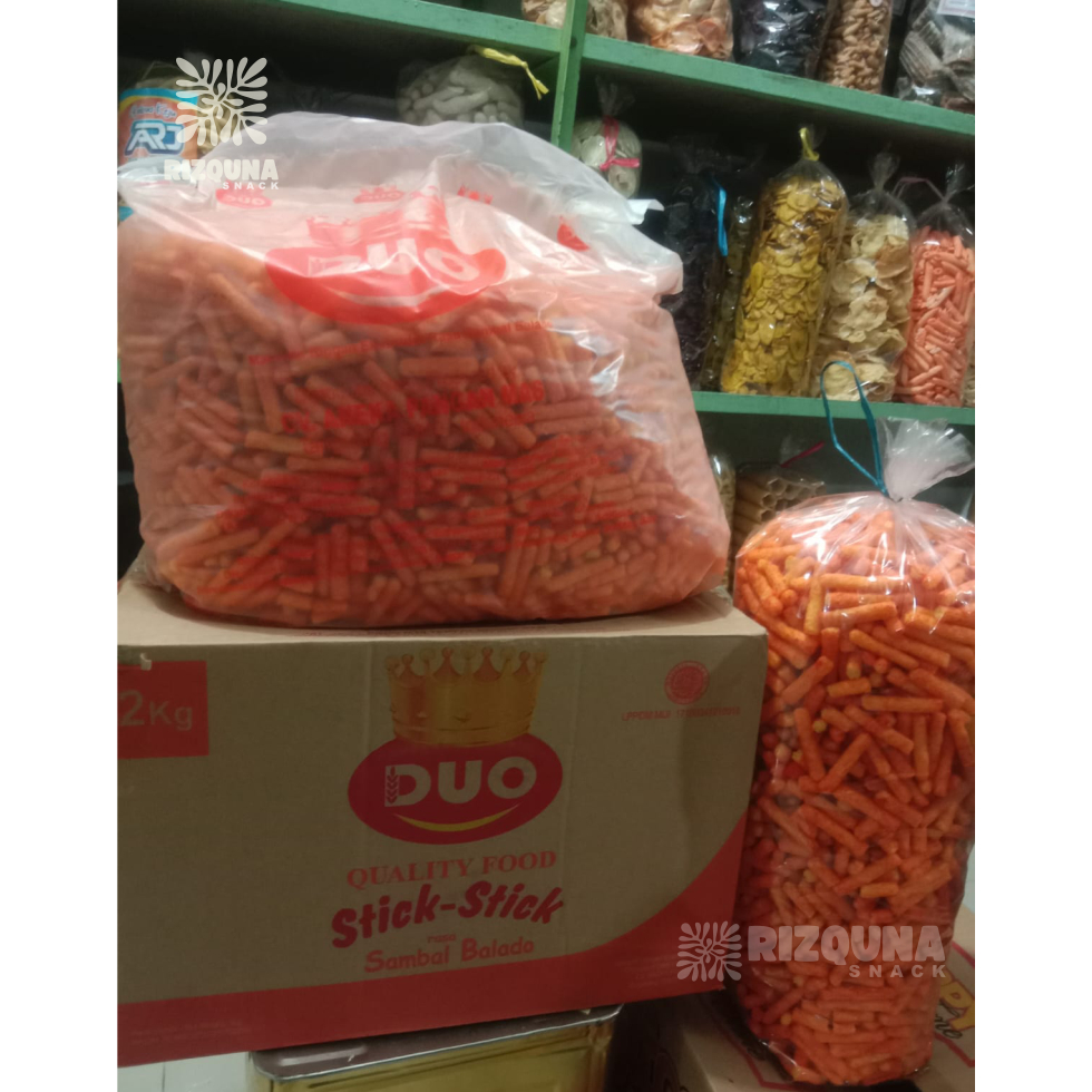 

1 DUS DUO STIK STICK ISI 2KG SAJIAN BESAR STICK DUO RASA SAMBAL BALADO