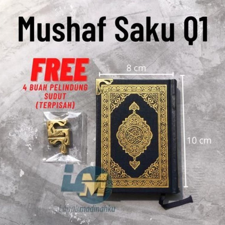 Borong Berhadiah  Mushaf Madinah AlQuran Saku Q1 kecil ukura 8x11cm A7 1 asli madinah percetakan mal