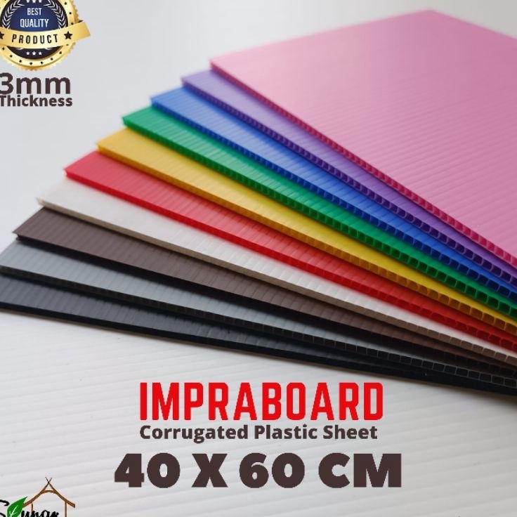 

Baru Aman Impraboard Inpraboard Infraboard 3mm 4 x 6 cm PP Board Art Board Best Seller