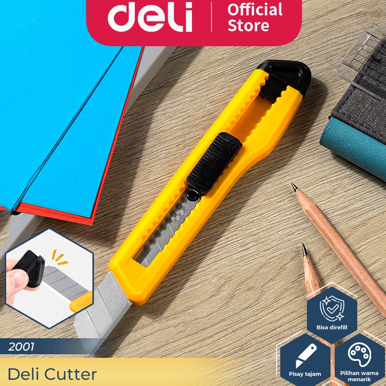 

Top Product Deli Cutter Pisau Pemotong SK5 AutoLock System 21