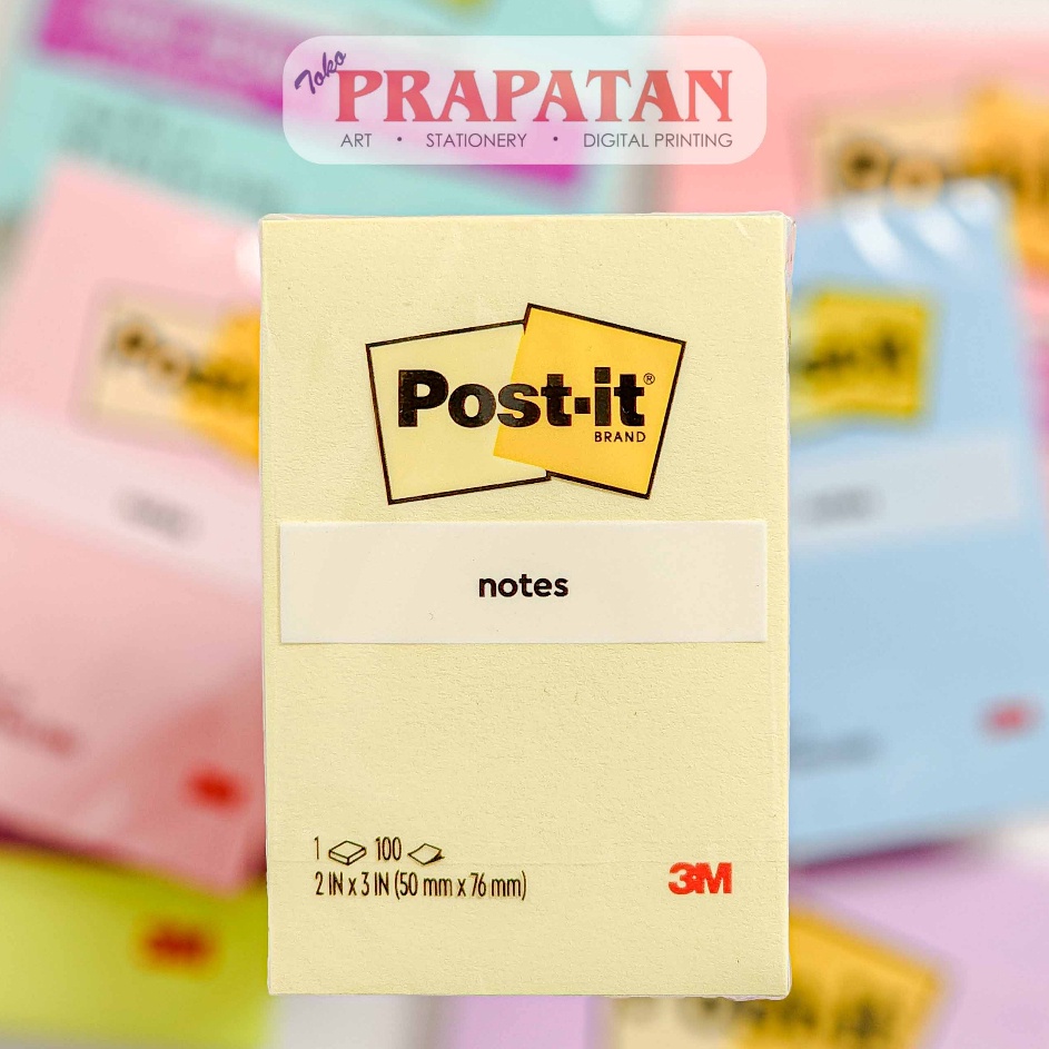 

Promo Ekonomis Post it 3M 656 Sticky Note 5x76mm Notes Memo Tempel