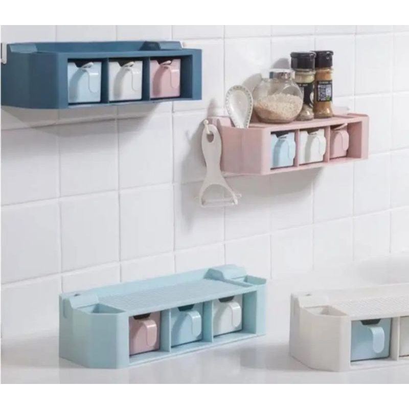 Rak Dinding/Laci Dinding/Rak Laci Dinding 3 Sekat