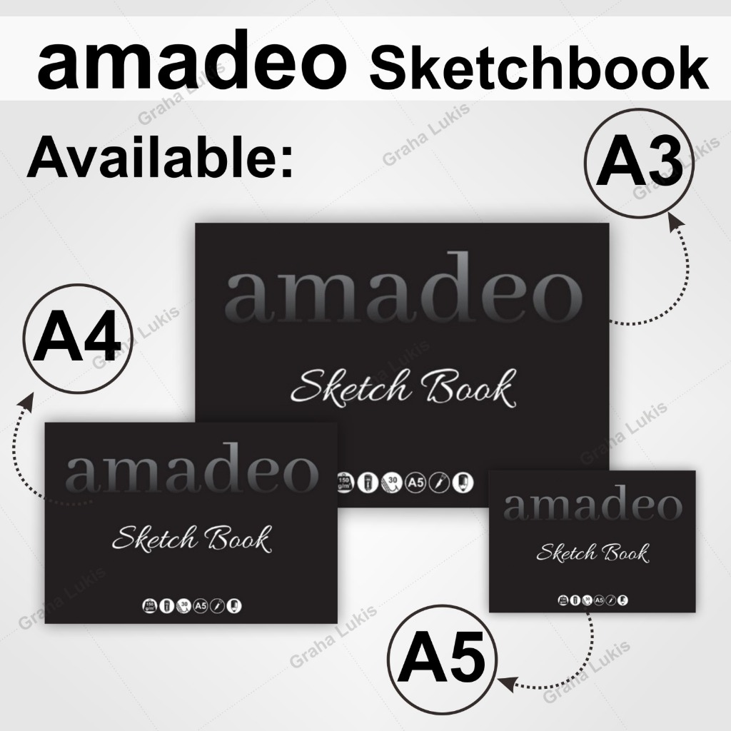 

HJK Amadeo Sketchbook A4 /Sketch Book A4