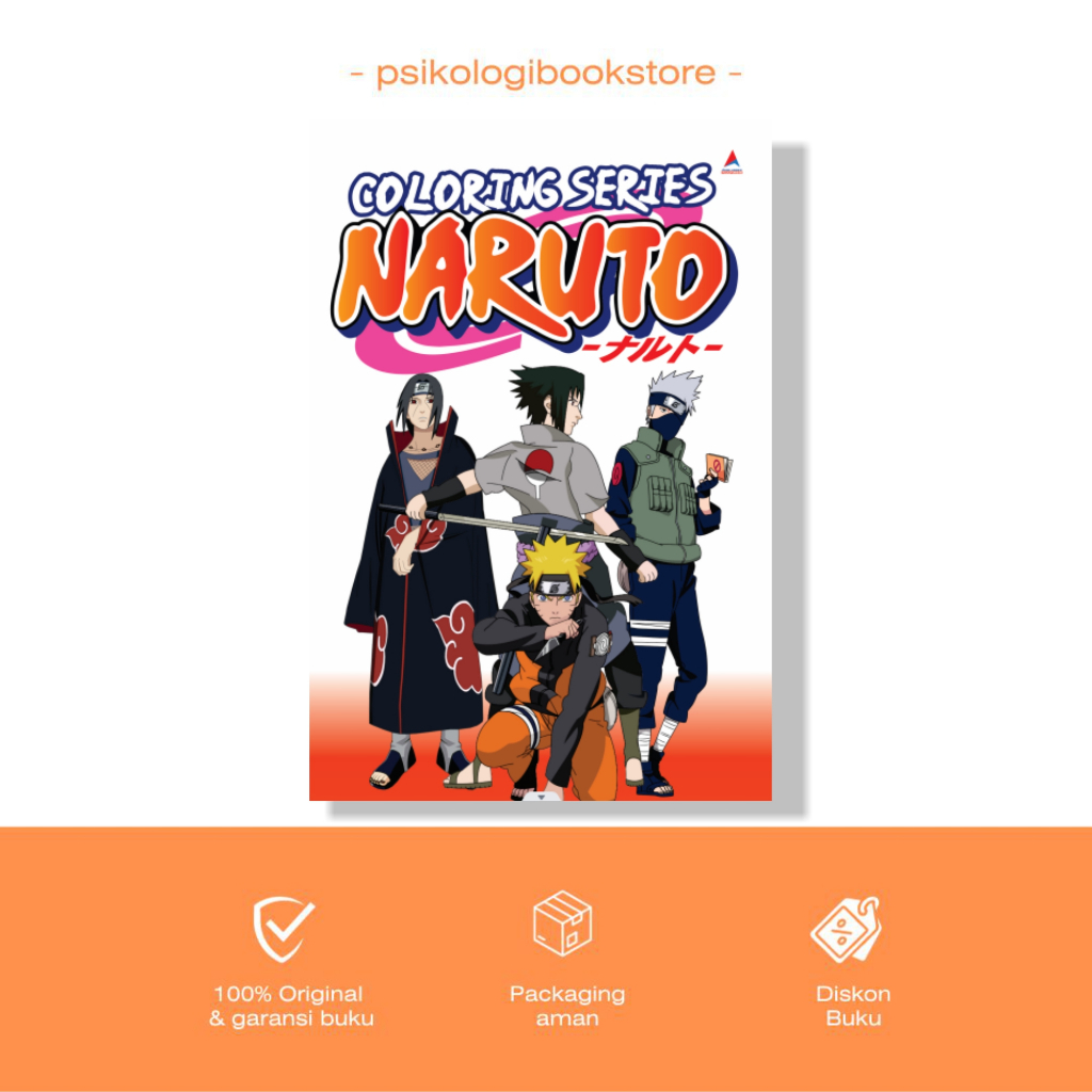 Buku Mewarnai Seri Naruto