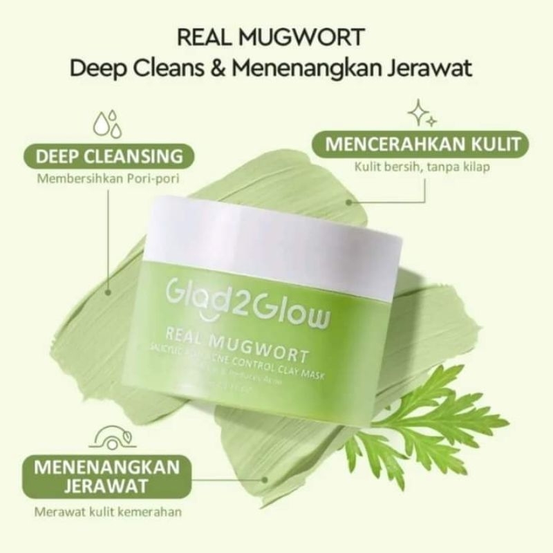 GLAD2GLOW MUGWORT MASK