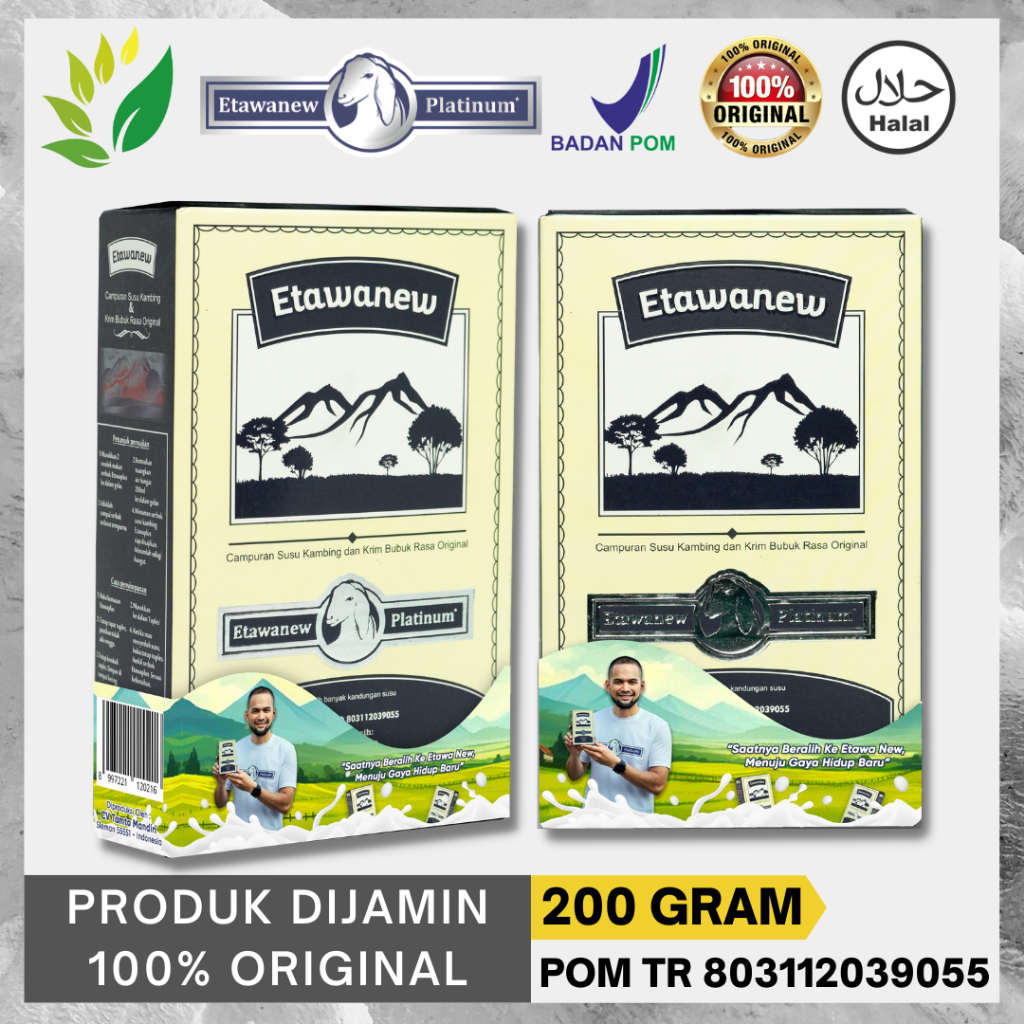 

Susu Kambing Etawanew Platinum Original Solusi Atasi Masalah Penapasan | Menyehatkan Tulang Dan Sendi [Bisa COD]