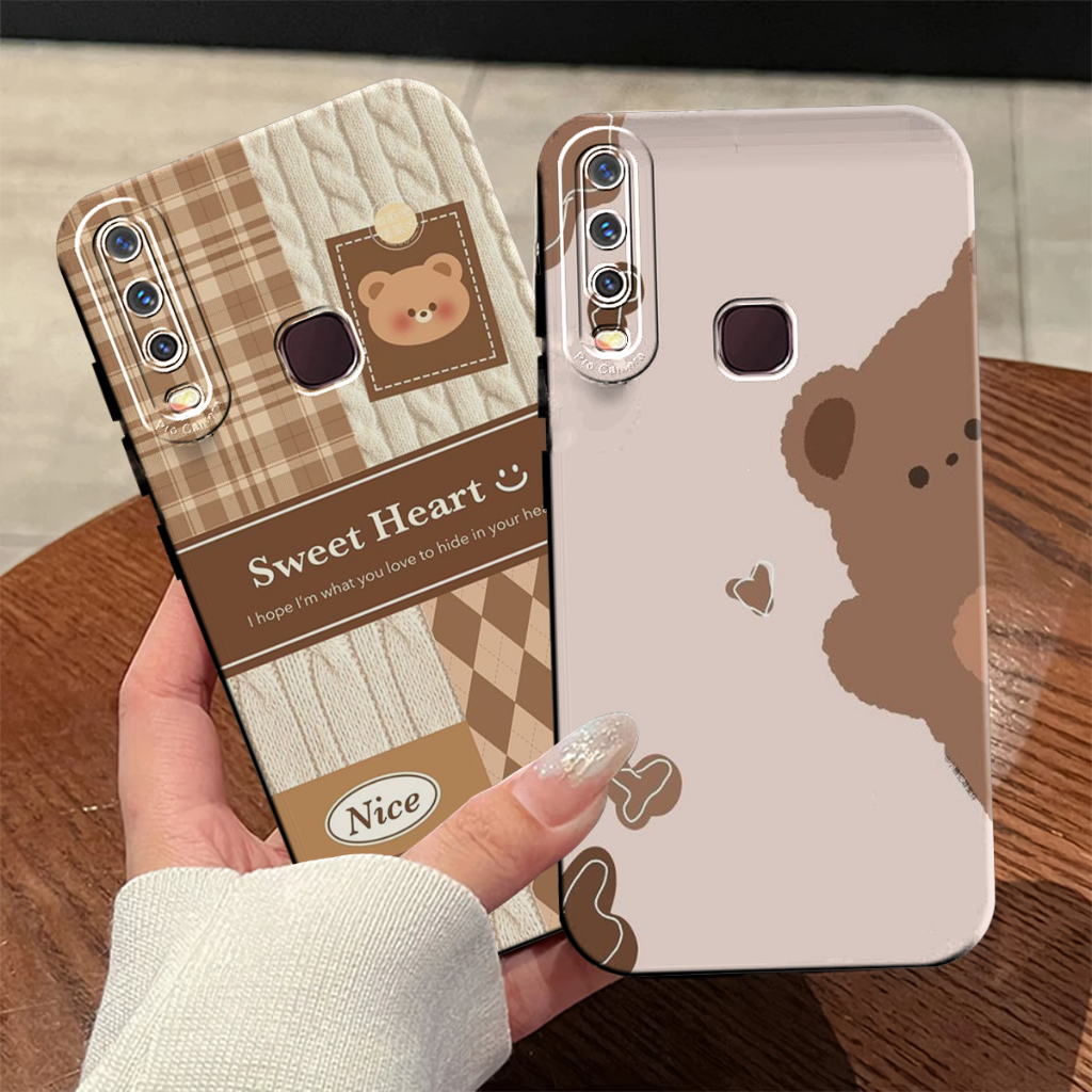 Softcase Vivo Y11 Y12 Y12i Y15 Y17 Y19 Case Pelindung Camera Motif Sweet Heart