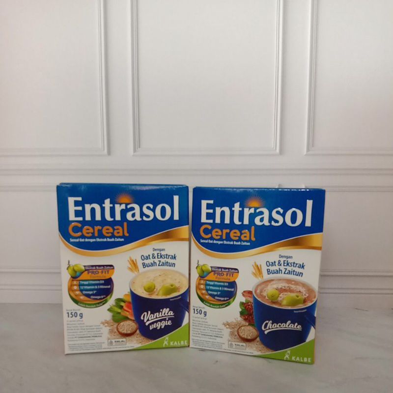 

cereal entrasol vanilla coklat 150gr per box MPD