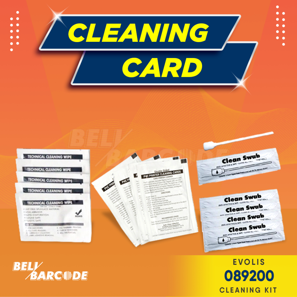 Cleaning Kit Evolis Dualys Pebble3 Pebble4 Pebble ID Card Printer