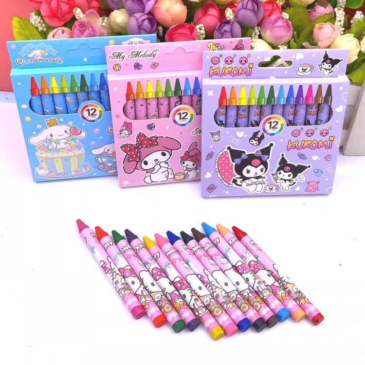 

VIRAL! KRAYON MINI ISI 12 WARNA MOTIF SANRIO TERBARU LUCU BS