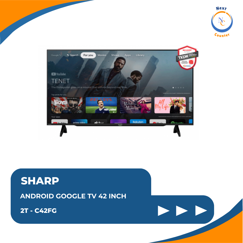 SHARP GOOGLE TV 42INCH 2T - 42FG