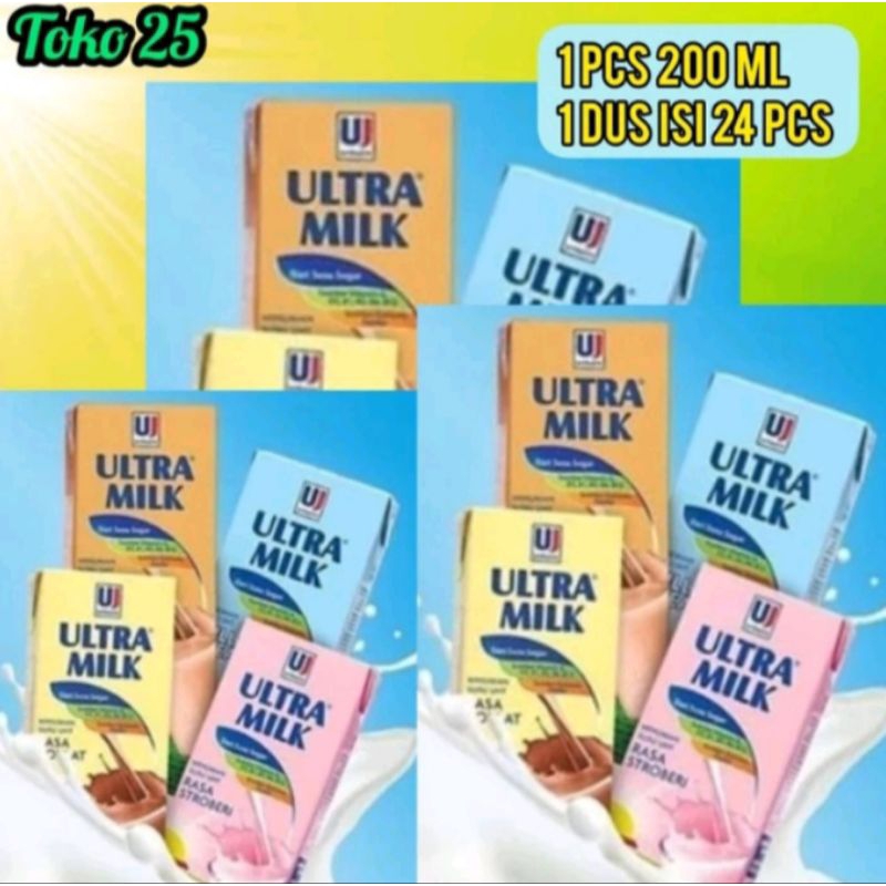 

Susu Ultra Milk 200ml 1 Dus