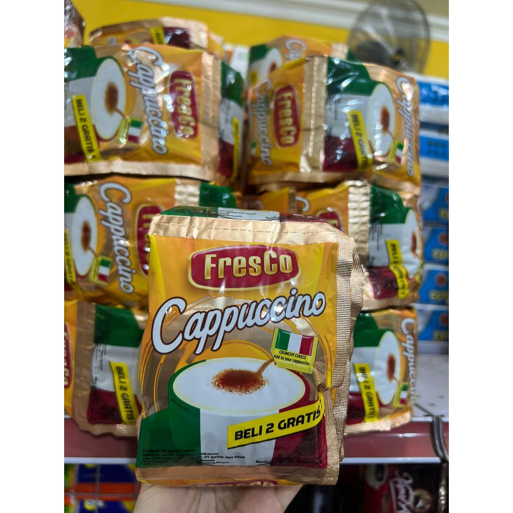 

Fresco Cappucino renteng isi 15 sachet