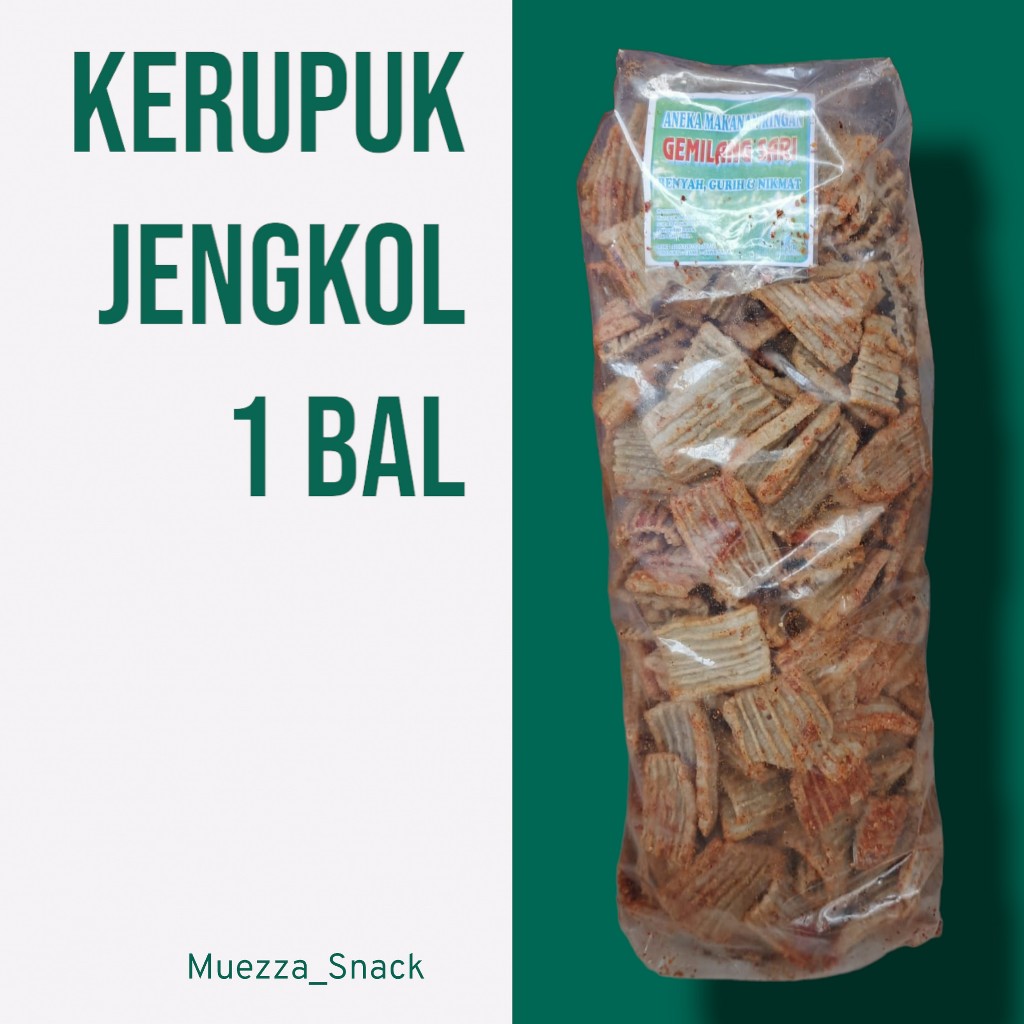 

Kerupuk / krupuk jengkol pedas 1 bal isi 1kg