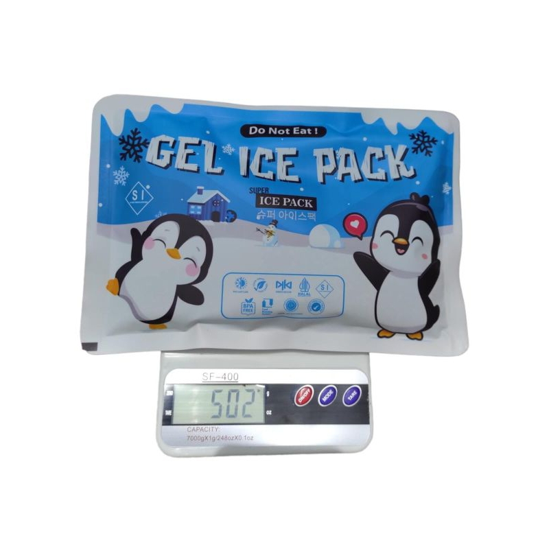 Ice gel ice pack super 500 gram blue ice pack thermafreeze ice gel pinguin PREMIUM
