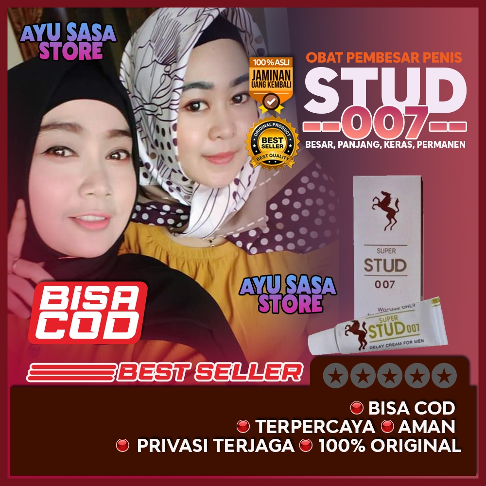 COD-AMAN - Super Stud 007 Asli Original Obat Kuat Tahan Lama Berhubungan Sex Pria Ampuh Permanen